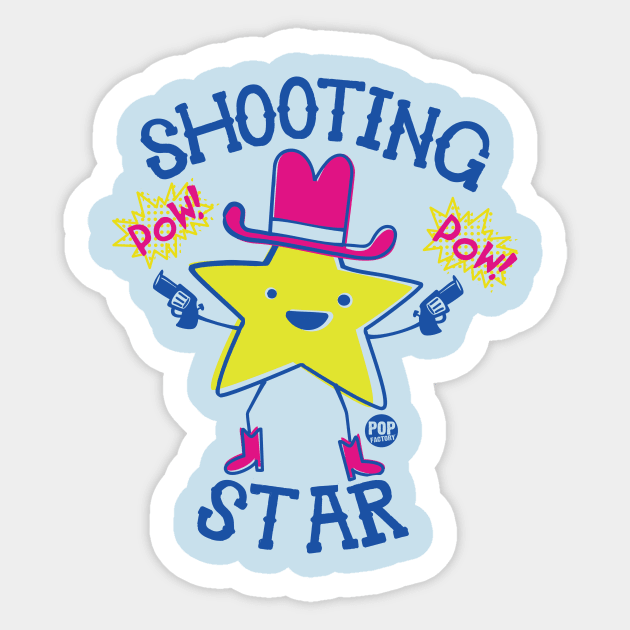 SHOOTING STAR Sticker by toddgoldmanart